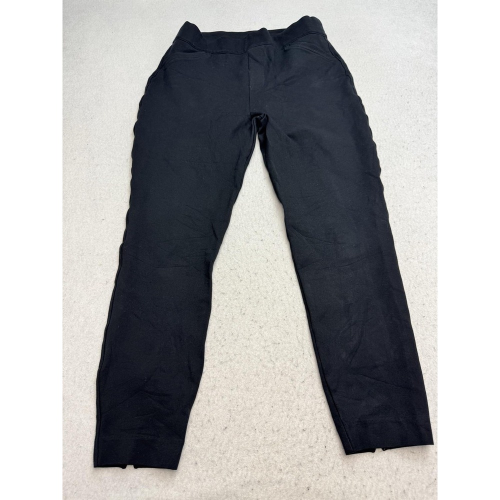 Spanx Pants Womens XL Black Ponte Skinny Pull On Stretch Dress Office